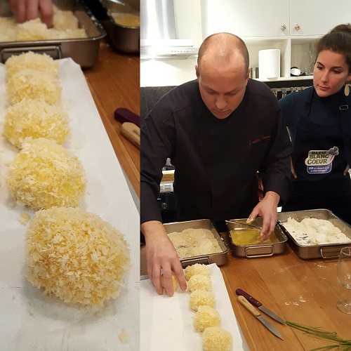 Atelier culinaire Comment bien manger avec le label Bleu-BlancCœur et chef Frédéric Simonin