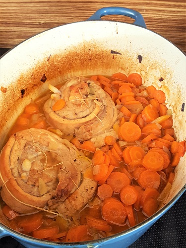 Tendrons de veau aux carottes et au miel