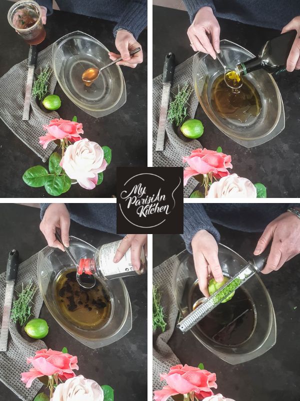 Marinade pour viande au BBQ sauce soja miel citron vert