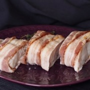 Rôti de lotte au lard