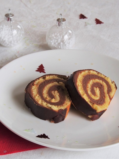 Idées de recettes pour le repas de Noël et le Réveillon - buche chocolat passion