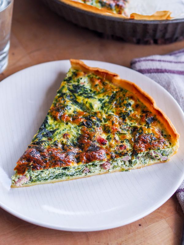 quiche healthy aux épinards