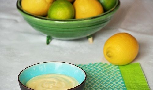 Mousse au citron à base de lemon curd