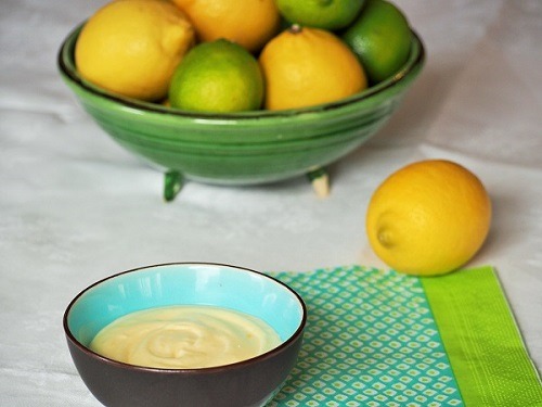 Mousse au citron à base de lemon curd