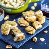 Bouchées de poulet pané à la pistache