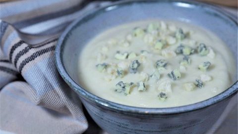 Creamy Cauliflower Soup With Pear And Blue Cheese My Parisian Kitchen