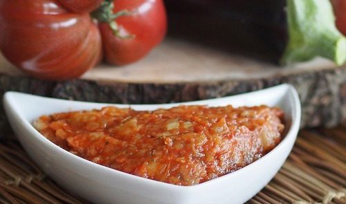 sauce tomate à l'aubergine express