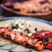 Paprika Marinated Chicken Skewers for BBQ