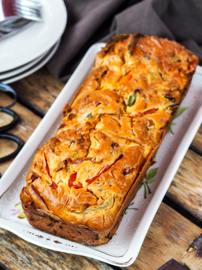 savory bell pepper loaf