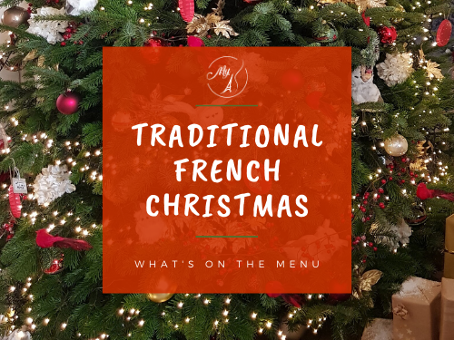 French traditional christmas menu