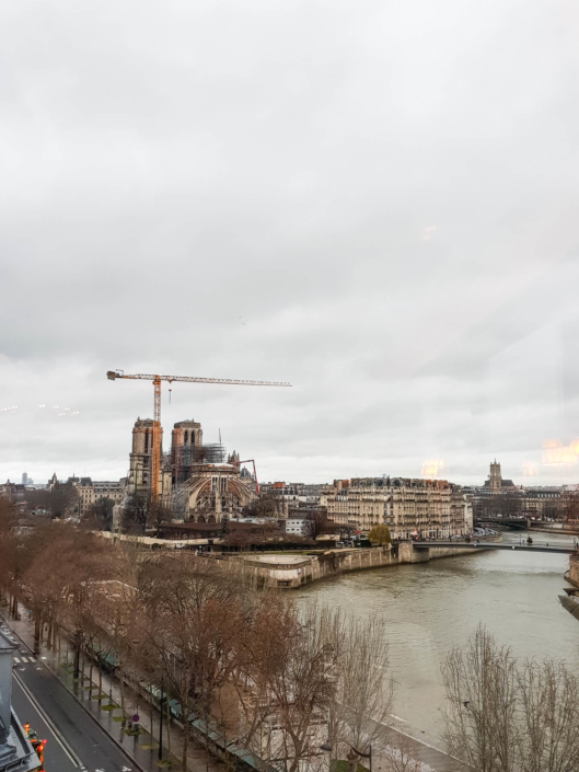 Notre Dame de Paris en reconstruction