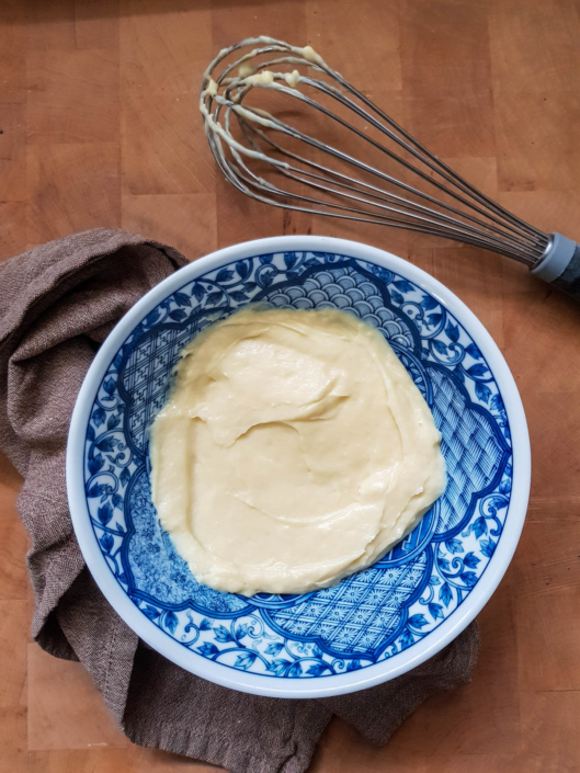 crème pâtissière un des ingrédients de la frangipane