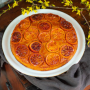 gâteau au yaourt à l'orange sanguine