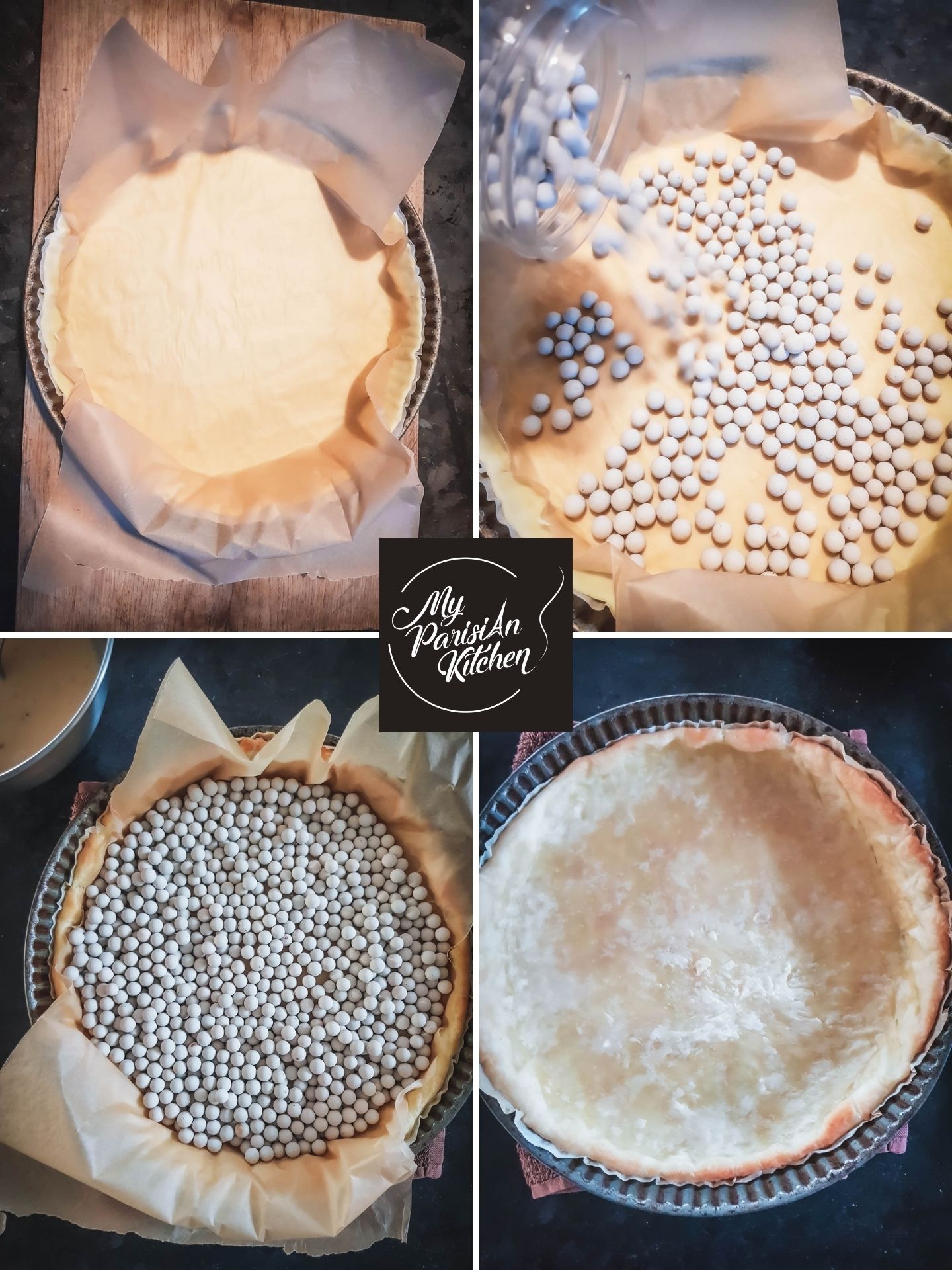 precook pie pastry cooking technique