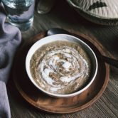 Button mushroom soup French style