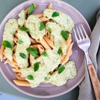 Creamy Zucchini and Basil Sauce for Pasta or Rice