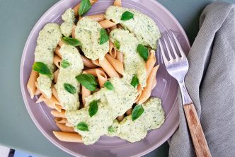 Creamy Zucchini and Basil Sauce for Pasta or Rice