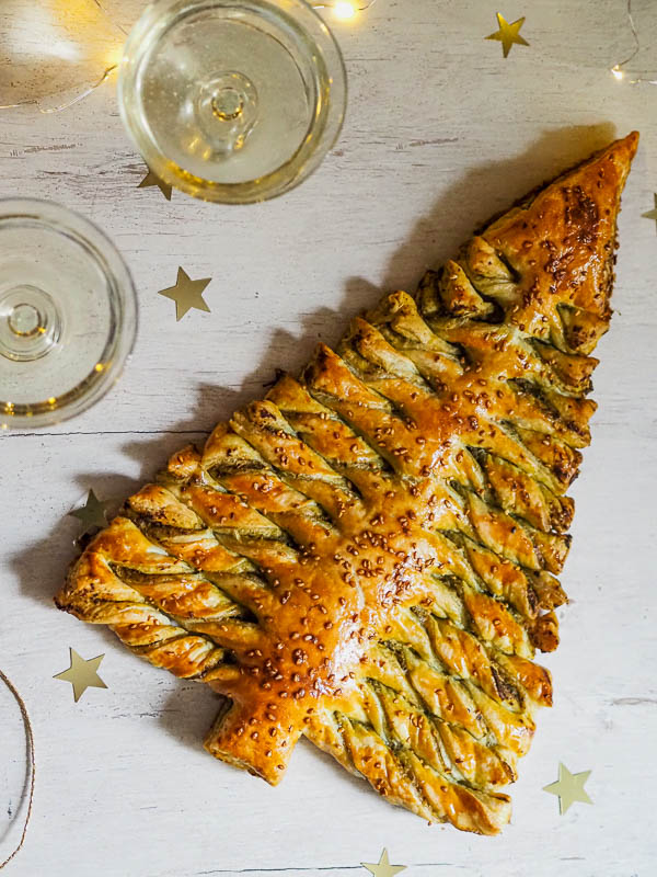 puff pastry christmas tree