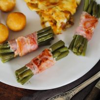 bacon wrapped green beans bundles french way to make them