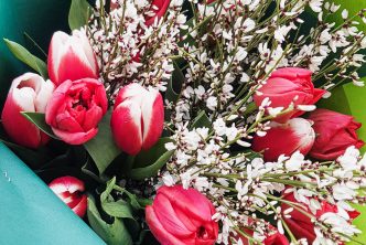 Un joli bouquet de tulipes pour la fête des mères