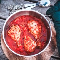 basque style braided chicken is the best french chicken tomato and pepper recipe