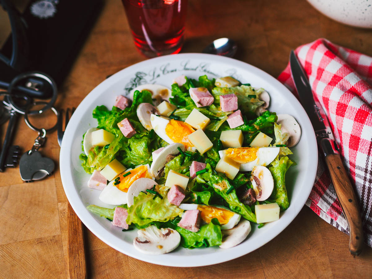 Parisian Restaurant Style Mixed Salad French classic Recipe