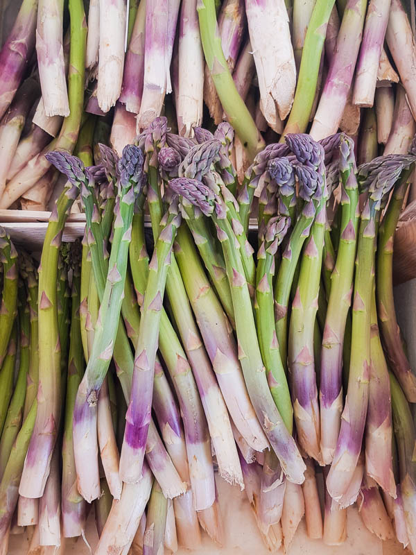 green asparagus from the market the french like to eat seasonal and local