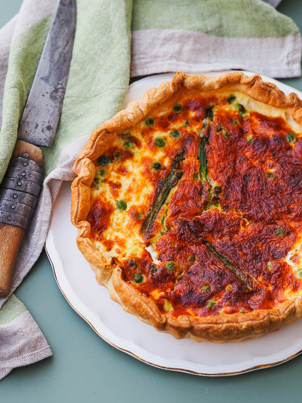 quiche with seasonal vegetables Cook this srping as a french