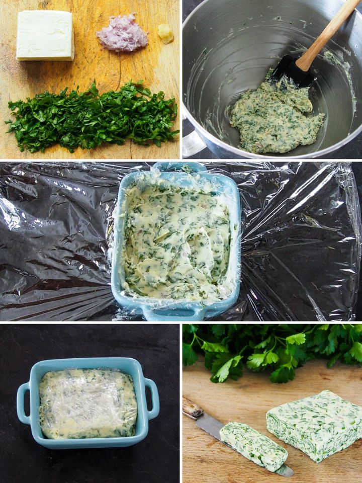 Étapes pour réaliser du beurre d’escargot
