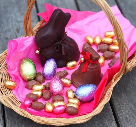 Origin of easter tradition why we eat chocolate eggs, belles and rabbits