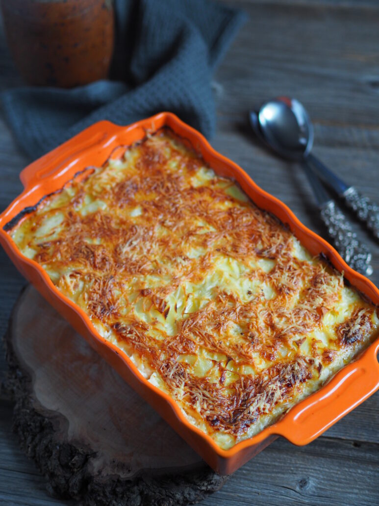 Un bon gratin de pommes de terre bien gratiné